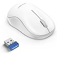 TECKNET Wireless Mouse for Laptop, 2.4G Silent Mouse Quiet Click, Small Portable Computer Mouse, 5 DPI Levels, Cordless Mice 