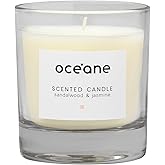 Vela Sandalwood & Jasmine, Scented Candle, Océane, Océane, Branca