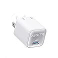 Anker Nano Charger, USB C GaN Charger 30W, PIQ 3.0 Foldable PPS Fast Charger for iPhone 16 / 15 and more series, Galaxy, iPad