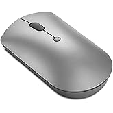 Lenovo 600 Bluetooth Silent Mouse, Blue Optical Sensor, Adjustable DPI, 4 Button, Microsoft Swift Pair, Windows, Chrome, GY50