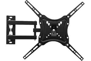 Suporte Articulado de Parede para TV, Ajuste Livre, Adequado para TVs de 14 a 42 Polegadas, Suporta um Peso Máximo de 30 Quil