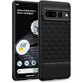 Caseology Parallax [Military Grade Drop Tested] Designed for Google Pixel 7 Pro Case (2022) - Matte Black