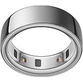 Oura Ring 4 - Silver - Size 8 - Smart Ring - Size First with Oura Ring 4 Sizing Kit - Sleep Tracking Wearable - Heart Rate - 