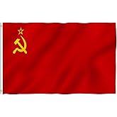 ANLEY Fly Breeze 3x5 Foot Soviet Union Flag - Vivid Color and UV Fade Resistant - Canvas Header and Double Stitched - Union o