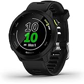 Garmin Forerunner 55, GPS Running Watch with Daily Suggested Workouts, Up to 2 weeks of Battery Life, Black - 010-02562-00