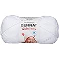 Bernat Softee Baby Yarn, 5 oz, White, 1 Ball