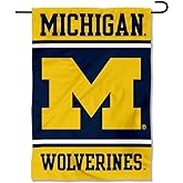 Michigan Team University Wolverines Garden Flag