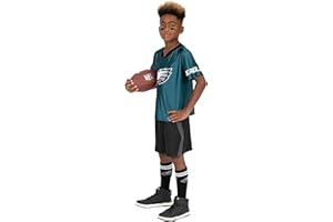 MODERN HERO NFL Officially Licensed Youth Essentials Jersey, Eye blacks, and Socks Set (3 PC SET)