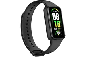 Amazfit Band 7 Fitness & Activity Tracker, Step Monitoring, Heart Rate & SpO2 Monitoring, Virtual Pacer, 18-Day Battery, Slee