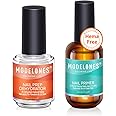 modelones 15 ml Nail Dehydrator and Primer, Acid Free Natural Nail Prep Dehydrate & Bond Primer Kit, Hema-Free Acrylic Nail S