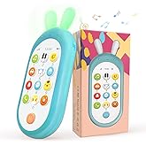 Richgv Baby Toys for 1 Year Old Boys Girls, Baby Cell Phone Toy Sensory Learning Toys with 12 Functions, Baby Toys 6 to 12 Mo