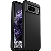 OtterBox Google Pixel 8 Symmetry Series Case - Black, Ultra-Sleek, Wireless Charging Compatible, Raised Edges Protect Camera 