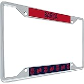 Desert Cactus FC Barcelona License Plate Frame Car Tag Holder for Front or Back of Car Barça Football Club Officially License