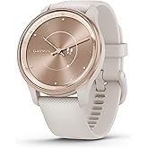 Garmin vívomove Trend, Stylish Hybrid Smartwatch, Long-Lasting Battery Life, Dynamic Watch Hands and Touchscreen Display, Ivo