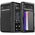 VRS DESIGN Terra Guard Modern GO for Google Pixel Fold Case (2023), Premium Modern Neat Style Hinge Protection Card Case Comp