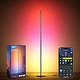 Govee RGBIC Floor Lamp, LED Corner Lamp Works with Alexa, 1000 Lumen Smart Modern Floor Lamp with Music Sync and 16 Million D