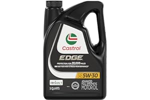 Castrol Edge 5W-30 Advanced Full Synthetic Motor Oil, 5 Quarts