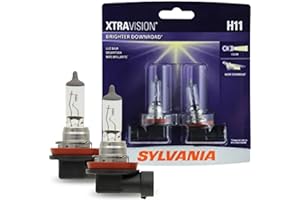 SYLVANIA - H11 XtraVision - High Performance Halogen Headlight Bulb, High Beam, Low Beam and Fog Replacement Bulb (Contains 2