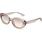 SOJOS Trendy Oval Polarized Sunglasses for Women Retro Small Cat Eye Sun Glasses 90s Shades SJ2322