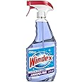 Windex Ammonia-Free Glass and Window Cleaner Spray Bottle, Bottle Made from 100% Recovered Coastal Plastic, Crystal Rain Scen