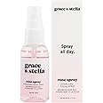 grace & stella Award Winning Rose Water Facial Spray (30ml) - Vegan - Rose Water Spray Toner for Face - Rose Spray Facial Mis