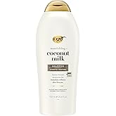 OGX Nourishing + Coconut Milk Shampoo, Hydrating & Restoring Shampoo Moisturizes for Soft Hair After the First Use, Paraben-F