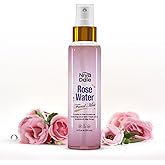 NiyaDale Rose Water Spray for Face - 4 oz (118ml) - Dewy Setting Facial Spray and Hydrating Face Mist - Pure Distilled Rosewa