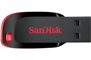 Pen Drive Cruzer Blade, SanDisk, 64GB, SDCZ60-064G-B35, Preto