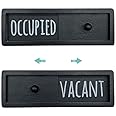 WOJOGO Vacant Occupied Privacy Sign – Privacy Door Sign for Home Office Restroom Conference Room Bathroom, Farmhouse Rustic W