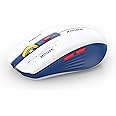 RAPIQUE Bluetooth Wireless Mouse - (BT1/BT2+USB) Tri-Mode High Performance, Rechargeable, Multi-Device Compatible with PC/Lap