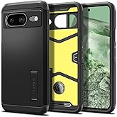 Spigen Tough Armor Designed for Pixel 8 Case (2023) [Kickstand] [Military-Grade Protection] - Black