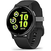 Garmin vívoactive 5, Health and Fitness GPS Smartwatch, AMOLED Display, Up to 11 Days of Battery, Black