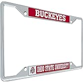 Desert Cactus Ohio State University OSU Buckeyes Metal License Plate Frame for Front or Back of Car Officially Licensed (Masc