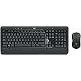 Logitech MK540 Advanced Wireless Keyboard and Mouse Combo for Windows, 2.4 GHz Unifying USB-Receiver, Multimedia Hotkeys, 3-Y