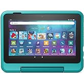 Amazon Kid-Friendly Case for Fire 7 tablet (Only compatible with 12th generation tablet, 2022 release) - Hello Teal