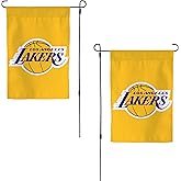 Desert Cactus Los Angeles Lakers Garden Flags LA Team NBA National Basketball Association Banner 100% Polyester (Design B)