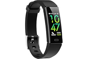 ZURURU Fitness Tracker with Blood Pressure Heart Rate Sleep Health Monitor for Men and Women, Upgraded Waterproof Activity Tr