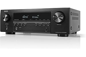 Receiver Avr-S570bt 5.2 Canais 8k 130w Para Canal Denon