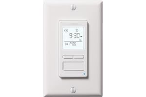 Honeywell Home RPLS740B ECONOswitch 7-Day Solar Programmable Switch, Lights and Motors, Indoor and Outdoor, Energy Saving