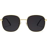 SOJOS Classic Square Sunglasses for Women Men with Spring Hinge Sunnies SJ1137