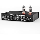 Douk Audio HiFi Vacuum Tube 7-Band EQ Preamp Equalizer XLR Pre-Amplifier Home (T8 PRO)