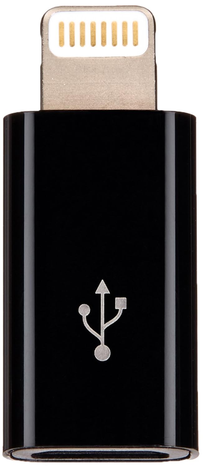 AmazonBasics Micro USB to Lightning Adapter (Apple Certified)