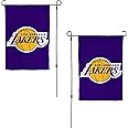 Desert Cactus Los Angeles Lakers Garden Flags LA Team NBA National Basketball Association Banner 100% Polyester (Design A)
