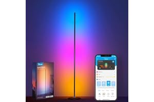 Govee RGBIC Floor Lamp, LED Corner Lamp Works with Alexa, Smart Modern Floor Lamp with Music Sync and 16 Million DIY Colors, 