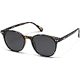 SOJOS Small Round Classic Polarized Sunglasses for Women Men Vintage Style UV400 Lens SJ2113