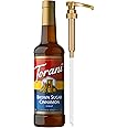 Torani Brown Sugar Cinnamon Coffee Syrup, Flavored Syrup for Drinks, Pump Included, 25.4 Fl Oz