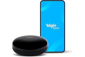 Controle Remoto Universal Wifi Smart Home Elgin Compatível com os Sistemas Amazon Alexa e Google Home Vermelho