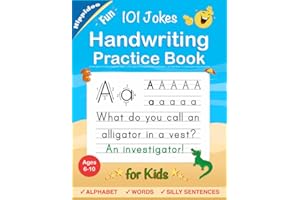 Handwriting Practice Book for Kids Ages 6-10 : Printing workbook for Grades 1, 2 & 3, Learn to Trace Alphabet Letters and Num