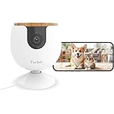 Furbo Mini New Pet Camera: Home Security Camera with Barking or Meowing Alerts, Cat or Dog Camera with Phone App, Smart Home 