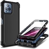 NZND Designed for T-Mobile REVVL 6 5G Phone Case, REVVL 6X 5G Phone Case with [Built-in Screen Protector], Full-Body Shockpro